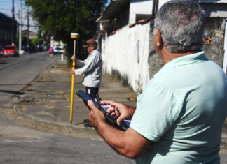 PG avança com serviços de topografia nos bairros Quietude e Glória